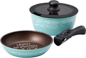 Skater ANFP2-A 4-Piece Pot & Frying Pan, Removable Handle, Pot & Frying Pan, ... - Picture 1 of 11