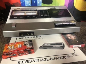 JVC KD-720 STEREO CASSETTE DECK SERVICED NEAR MINT + ACC L@@K FREE P+P - Picture 1 of 12
