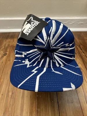 达拉斯牛仔复古职业线初学者NFL冲击波碰撞平沿帽带标签 — 第 1/4 张图片