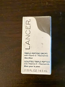 Gotas de triple péptido Lancer con vitamina E + niacinamida MINI 0,15 oz, 4,5 ml - Imagen 1 de 1
