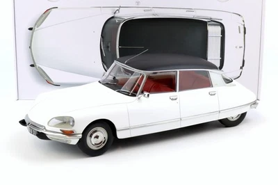 1:12 NOREV Citroen DS 23 Pallas 1973 Bianco & Nero Vinyl Tetto 121731 - Limited - Immagine 1 di 4