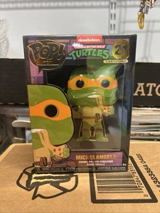 Funko Teenage Mutant Ninja Turtles Michelangelo Large Enamel Pop! Pin - Bild 1 von 2
