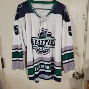 Camiseta deportiva SEATTLE JR THUNDERBIRDS usada en el juego AHA hockey INICIO #26 juvenil XL - Imagen 1 de 4