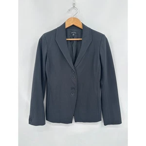 Eileen Fisher Dark Gray Blazer Size small Four Button Front Closure - Picture 1 of 5