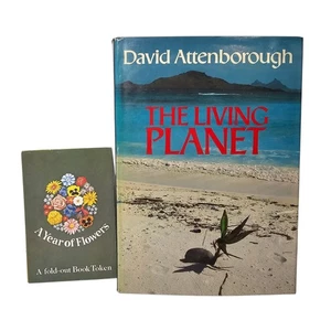 David Attenborough The Living Planet First Edition Lrg Hardcover 1984 BBC Nature - Picture 1 of 22