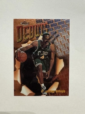 Chauncey Billups Topps Finest 1997-98 #103 debuts radiocontrol novato revestimiento protector Foto 1 de 4