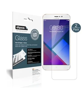 2x Pantalla para TP-Link Neffos C7 Protector de Vidrio Flexible Mate 9H - Imagen 1 de 9