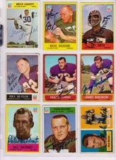 SIGNED DICK BIELSKI 1957 TOPPS FOOTBALL CARD AUTOGRAPHED - EAGLES