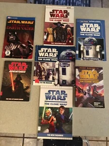 Star Wars 7 Book Colkection Clone Wars & Darth Vader - Picture 1 of 2