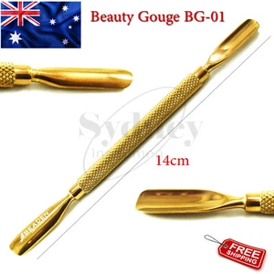 Beauty Nail Cuticle Care Pusher Spoon Trimmer Manicure Pedicure Gouge - Bild 1 von 3