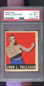 1948 Leaf #38 John L. Sullivan PSA 4.5 Graded Boxing Card
