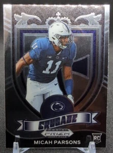 2021 RC Micah Parsons Panini Prizm Draft Picks Crusade Rookie #175 RC Cowboys - Picture 1 of 2