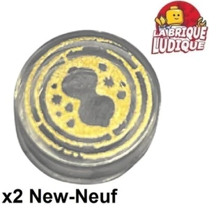 LEGO 2x Tile Round Decorated 1x1 Harry Potter HP Time Turner Timer 98138pb285 - Picture 1 of 1