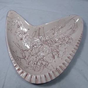 Cigar Ashtray Atomic Boomerang MCM Huge Rare Ceramic 15" - Picture 1 of 21