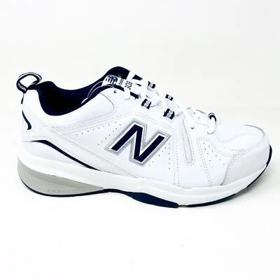 New Balance 608 Blanco Azul Marino Para Hombres Informal Cómodo Entrenamiento Tenis Zapatos MX608V5 Foto 1 de 4