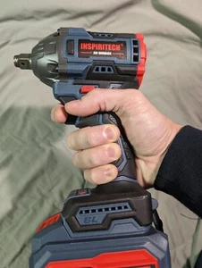 20V 1/2 inch Brushless Cordless Impact Wrench with 2 Batteries, High Toque Power - Picture 1 of 10