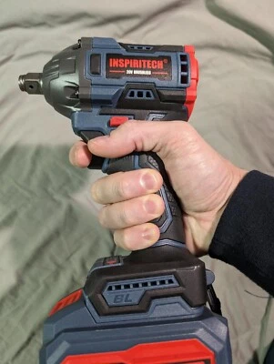 20V 1/2 inch Brushless Cordless Impact Wrench with 2 Batteries, High Toque Power - Image 1 of 4