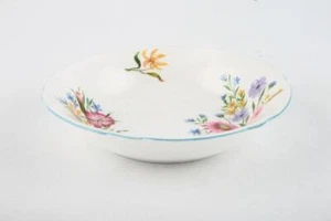 Shelley - Wild Flowers - Blue Edge - Fruit Saucer - 141089G - Picture 1 of 2