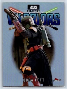 2023 Topps Finest Star Wars Boba Fett Finest Warriors Insert #FW-18 - Picture 1 of 2