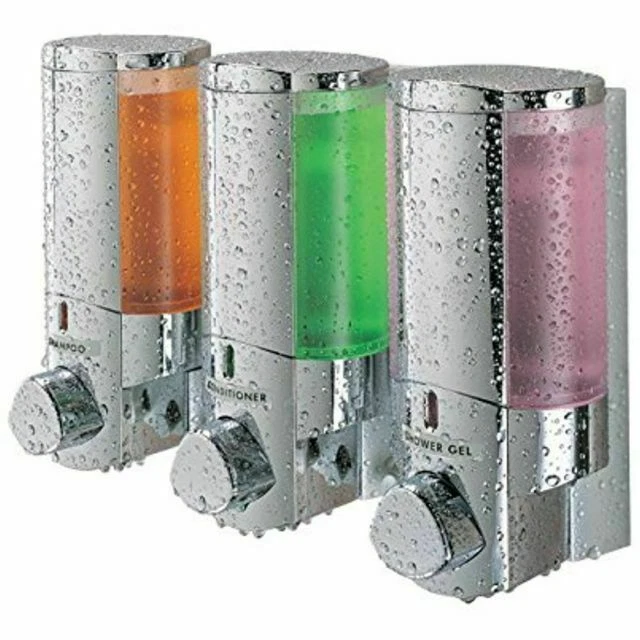 Better Living 76345 AVIVA 3 Chamber Shower Dispenser - Chrome