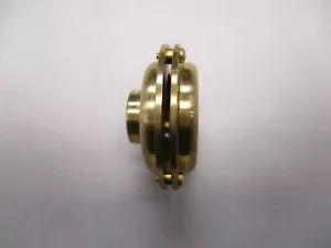Model Hit & Miss Gas Engine Scale Brass Clam Shell Muffler 1-5/8" dia. 1/8" NPT - Picture 1 of 3