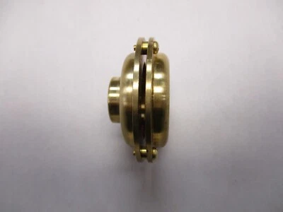DEBOLT MACHINE INC. Model Hit & Miss Gas Engine Scale Brass Clam Shell Muffler 1-5/8" dia. 1/8" NPT