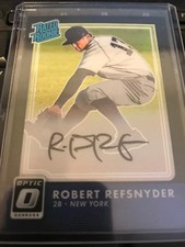 2016 Donruss Optic Rated Rookies Signatures Black Rob Refsnyder/25