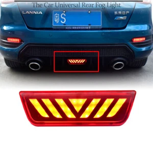 LED Red Rear Fog&Brake Taillight Bumper Reflector Lights For Nissan Murano 15-20 - Imagen 1 de 6