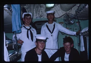 Vietnam War Transparency USN Uniformed Navy Sailors Berthing Compartment - Picture 1 of 2