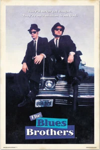 BLUES BROTHERS - PÓSTER DE PELÍCULA CLÁSICA - 24x36 - 85564 - Imagen 1 de 1