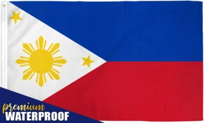 "PHILIPPINES" premium waterproof flag 3x5 ft polyester banner sign Asia UN - Picture 1 of 9