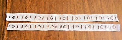 2 longueurs de galon passe ruban  - 55 cm x 4 cm - Photo 1/2