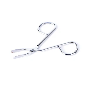 Neue Scheren flache Spitze Augenbrauen Pinzette Clamp Edelstahl RR_$r - Bild 1 von 9