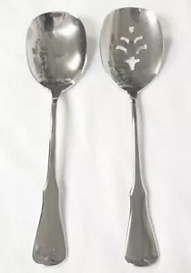 Oneida Patrick Henry Community Sugar Spoon & Large Solid Jelly Server Lot of 2 - Picture 1 of 6