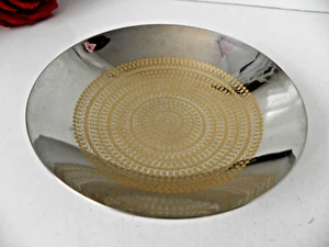 WMF kleine Schale versilbert Ethnomuster 70er Jahre Ø 15 cm - Bild 1 von 5