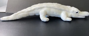 WISHPETS 24" Alligator Realistic Crocodile Plush solid White blue eyes 2006 - Picture 1 of 3