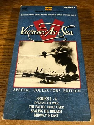 Victory At Sea Series Special Collector's Edition 1-4 VHS Used Movie Video Tape  - Image 1 of 4