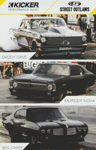 2018 Big Chief + Murder Nova + Daddy Dave Kicker SEMA Street Outlaws Hero Card - Picture 1 of 1