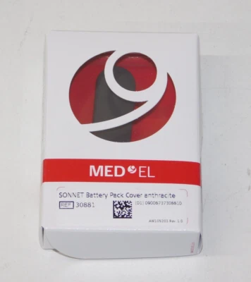 Nuevo MED-EL 30881 Soneto Batería Cubierta Gris Antracita Medel en Caja Austria Foto 1 de 3