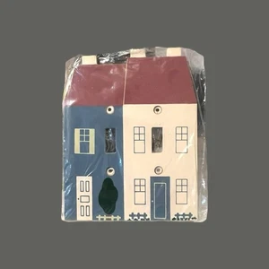 Vintage House Home Toggle Light Switch Plate Cover Ceramic Cottage Core Cozy - Picture 1 of 7