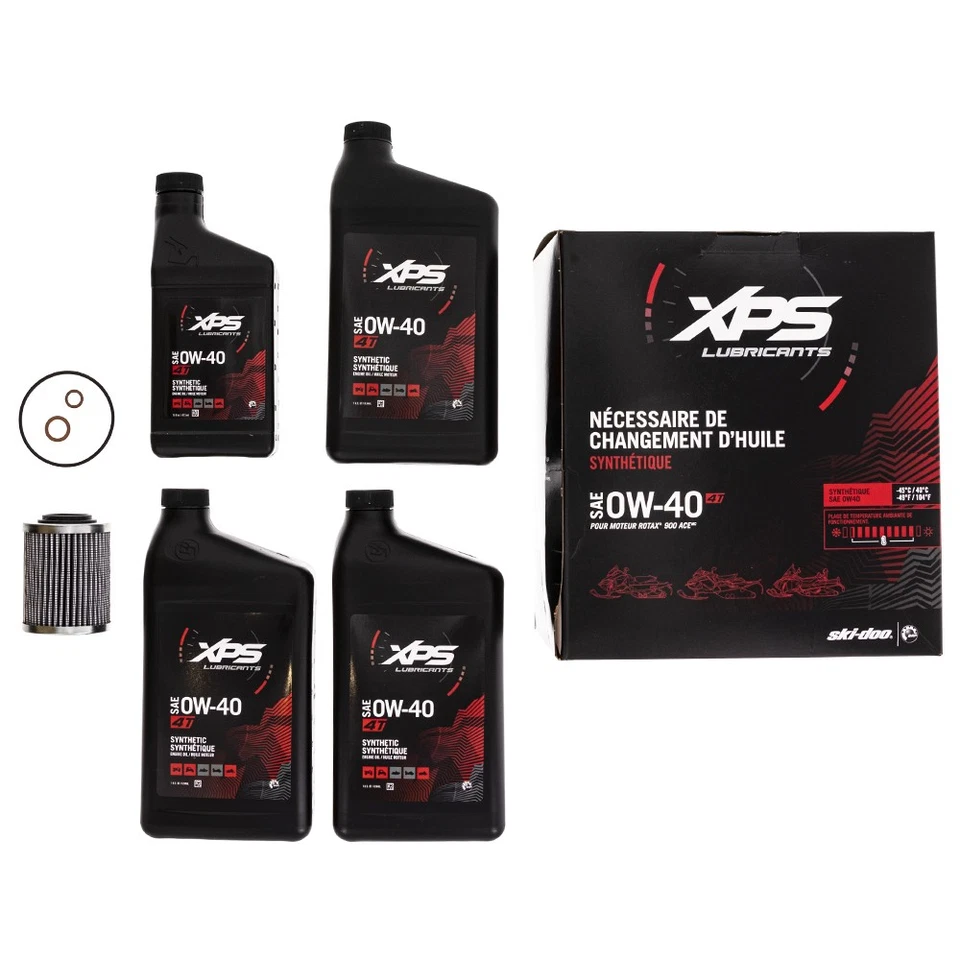 Kit de cambio de aceite Ski-Doo 779254 BRP 4T 0W-40SAE completo sintético XPS Rotax 900 ACE Foto 1 de 2