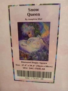 SNOW QUEEN BY JOSEPHINE WALL DIAMOND ART CLUB DIAMOND PAINTING DISCONTINUED RARE - Picture 1 of 5