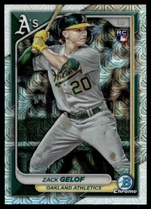 2024 Bowman Chrome Zack Gelof Rookie Oakland Athletics #78 - Picture 1 of 2