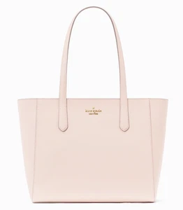 New Kate Spade Staci Medium Tote Saffiano Leather Powdered Sugar - Picture 1 of 5