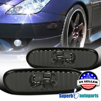 Fits 2000-2005 Toyota Celica MR2 Spyder Bumper Light Side Marker Signal Smoke Foto 1 de 4