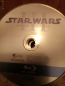 STAR WARS III BLU RAY DISC ONLY USED TESTED FREESHIP NOTRACKING - Picture 1 of 1