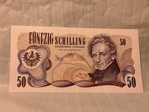 Billete de 50 chelines de Austria 1970 - Imagen 1 de 7