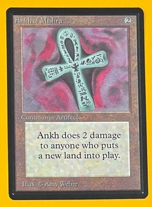 MTG ANKH OF MISHRA Beta (OldManMTG 012-189) - Picture 1 of 11