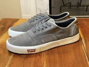 Scarpe sneakers Levi's uomo Rob CT tela moda grigio - Foto 1 di 11