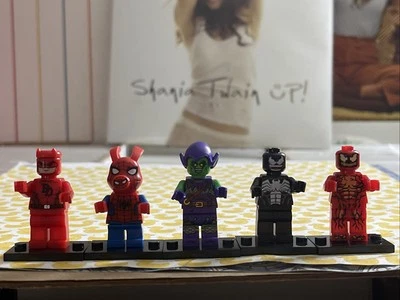 DAREDEVIL ORIGINAL RED SPIDER-HAM GREEN GOBLIN VENOM CARNAGE LEGO MINIFIG LOT - Image 1 of 4